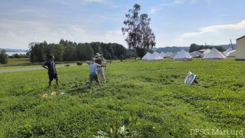 Sommerlager 2024 im Pfadfinderdorf Zellhof<br/>Workshops - Bogen schießen