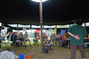 Sommerlager 2024 im Pfadfinderdorf Zellhof<br/>Siegerverkündung des Ritterturniers