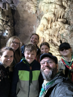 Pfadi-Sommerlager im Harz<br/>In der Iberger Tropfsteinhöhle