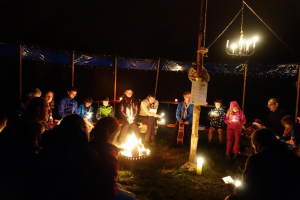 Vater-Kind-Wochenende war ein großer Erfolg!<br/>Besinnliche Abendrunde