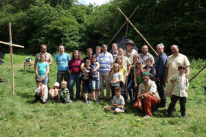 Vater-Kind-Wochenende war ein großer Erfolg!<br/>Gruppenfoto der Teilnehmenden