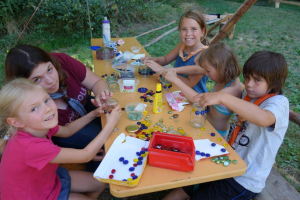 Sommerlager der Wölflinge 2018 <br/>Windlichter basteln 