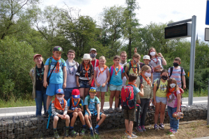 Wölflingsaktion im Tierpark Frankenberg<br/>Gruppenfoto